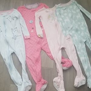 4t Carters footed bundle pjs